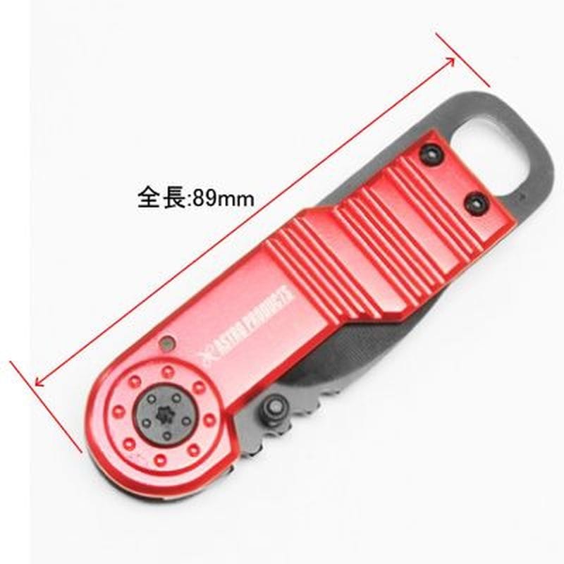 ワールドツール アストロプロダクツ AP フォールディングナイフ レッド 2032000005585(ご注文単位1個)【直送品】