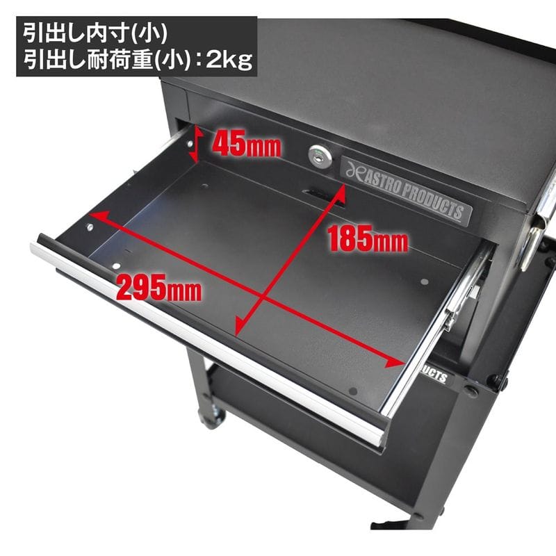 ワールドツール アストロプロダクツ AP コンパクト ミドルチェスト マットブラック CMC228 2003000012286(ご注文単位1個)【直送品】