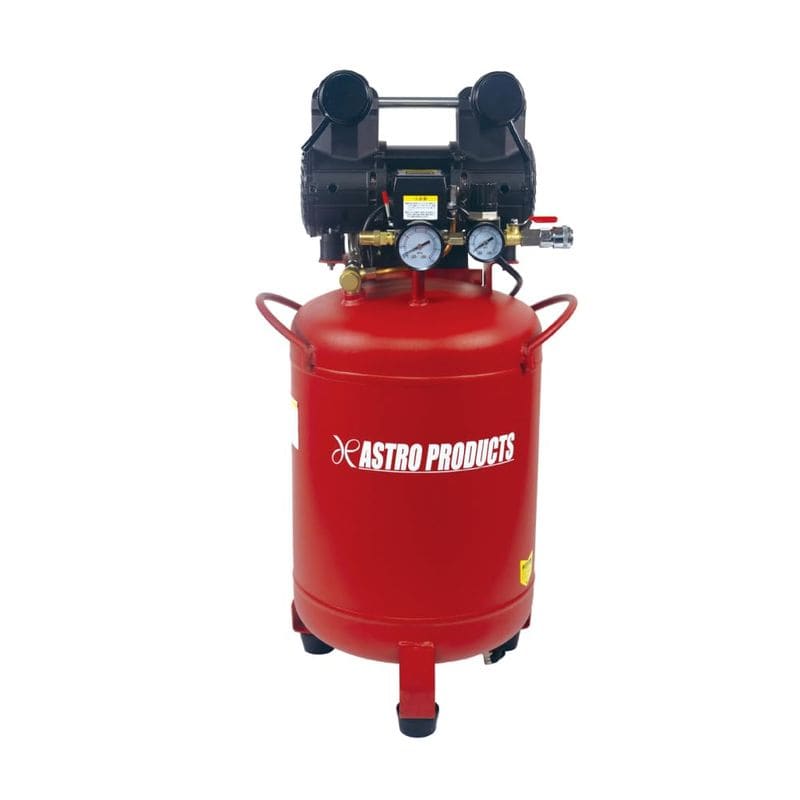 ワールドツール アストロプロダクツ AP 縦型サイレント エアコンプレッサー 30L VSC071 2004000010715（ご注文単位1個）【直送品】