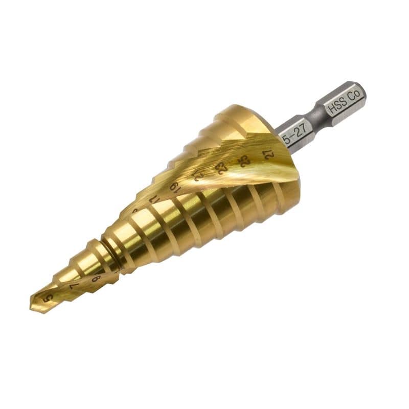 ワールドツール アストロプロダクツ AP スパイラルステップドリル 5~27mm DB265 2011000012656(ご注文単位1個)【直送品】