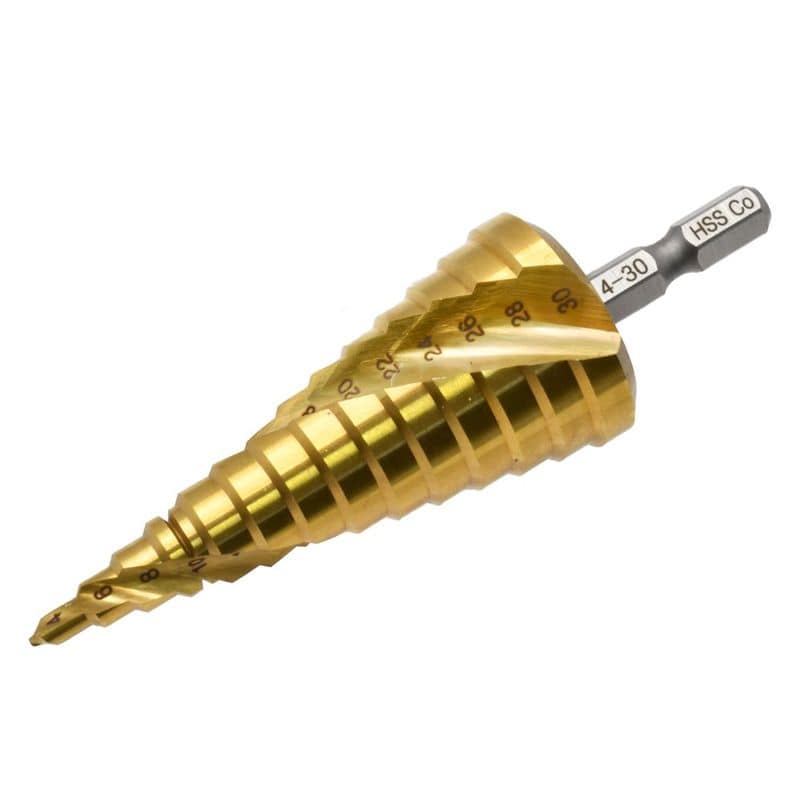 ワールドツール アストロプロダクツ AP スパイラルステップドリル 4~30mm DB266 2011000012663(ご注文単位1個)【直送品】