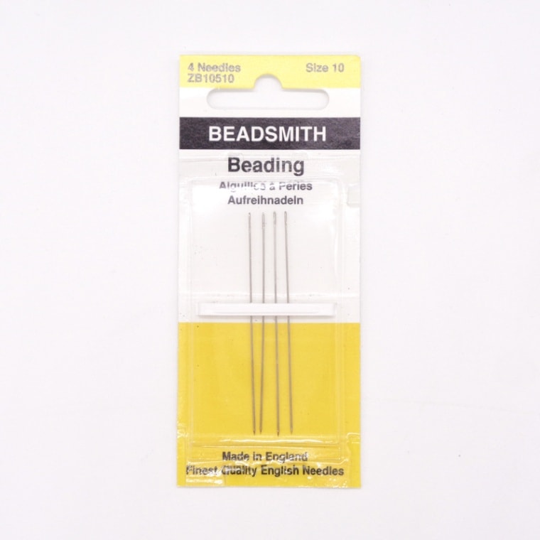 ビーズ針 BN104 ZB10510 #10(約5.4cm) 4本/箱（ご注文単位1箱）【直送品】