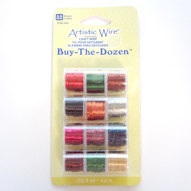 アーティスティックワイヤー(12色セット) AW22BTD 22ゲージ 1セット（ご注文単位1セット）【直送品】