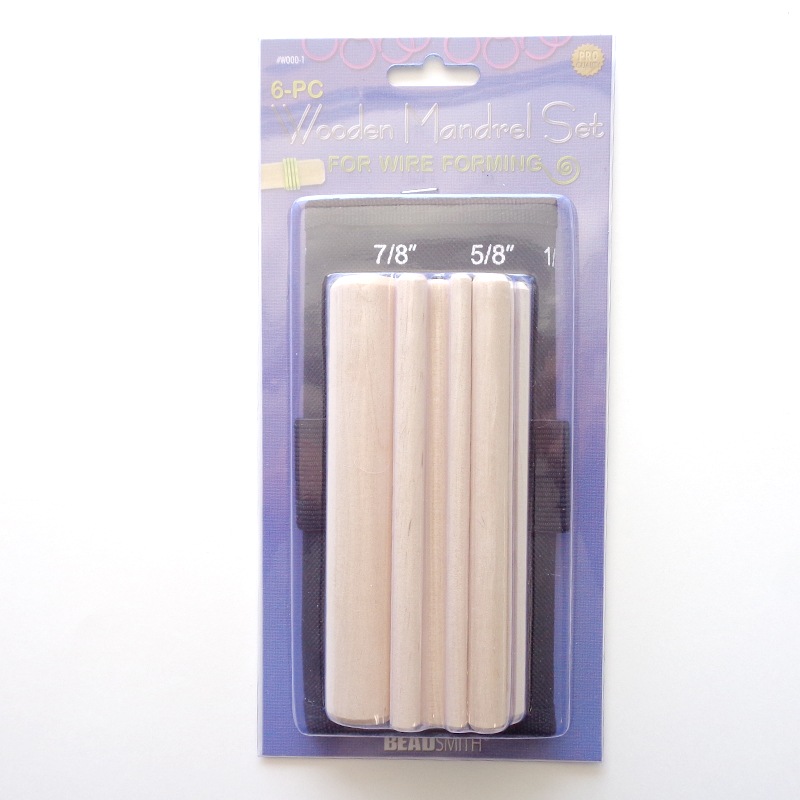 ワイヤークラフト用木製マンドレル WOOD-1 1セット（ご注文単位1セット）【直送品】
