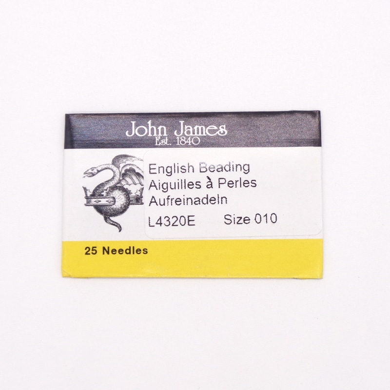 ビーズ針 L4320-10(BN10) 10号 25本/箱（ご注文単位1箱）【直送品】