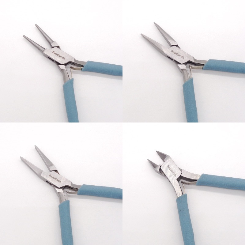 ミニプライヤー8点セット(水色ポーチ) PLFAS04 1セット(ご注文単位1セット)【直送品】