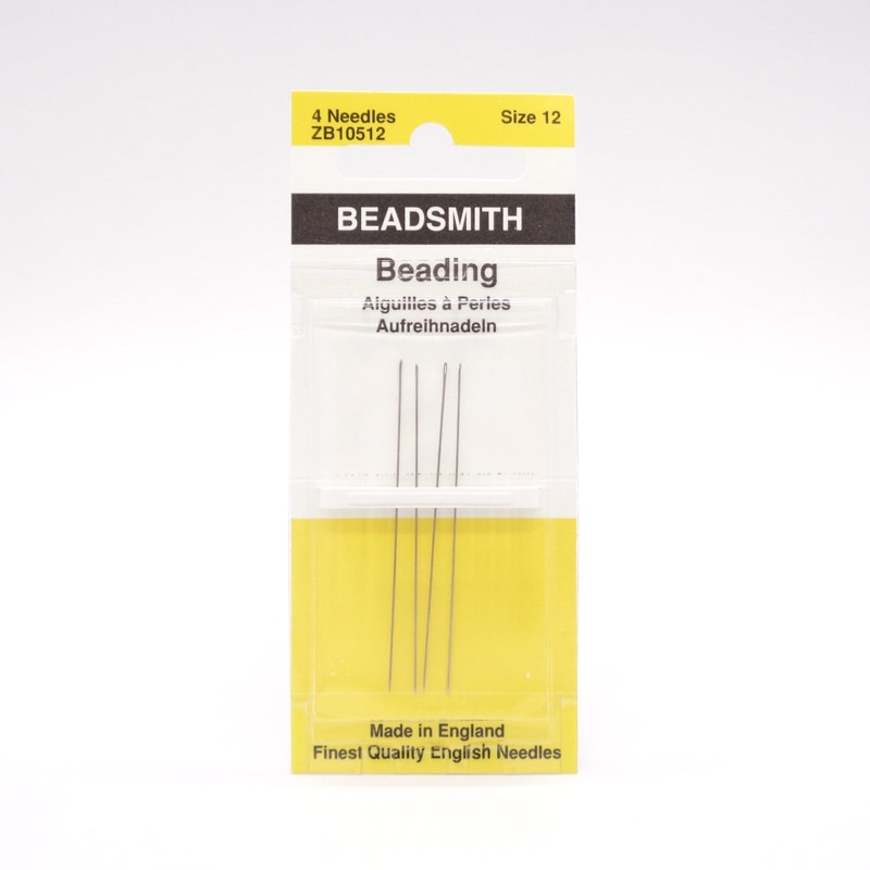ビーズ針 BN124 ZB10512 #12 4本/箱（ご注文単位1箱）【直送品】