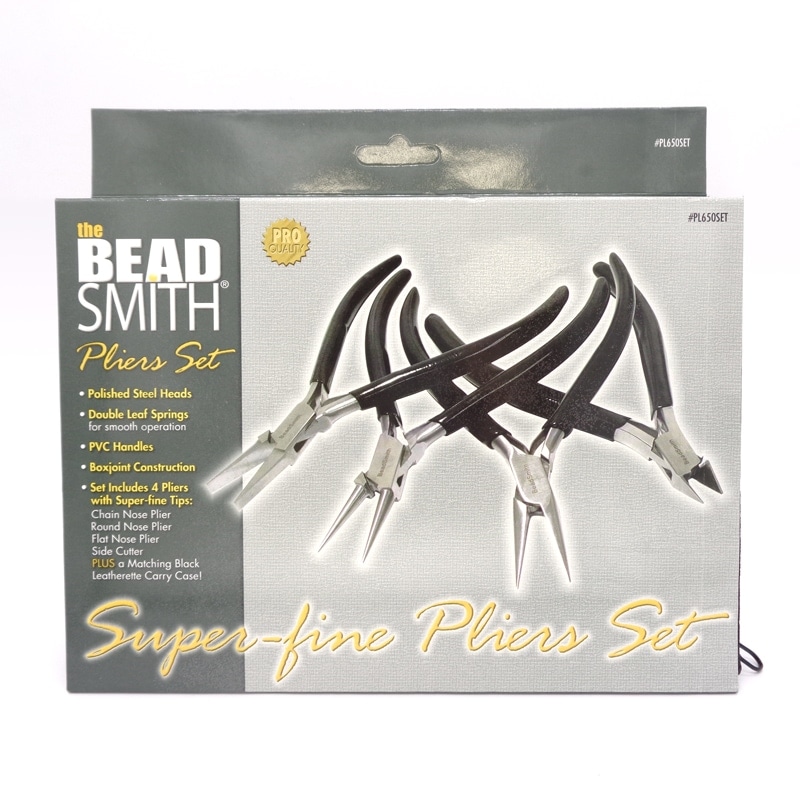 プライヤー4点セット(スーパーファイン シリーズ) PL650SET 1セット（ご注文単位1セット）【直送品】
