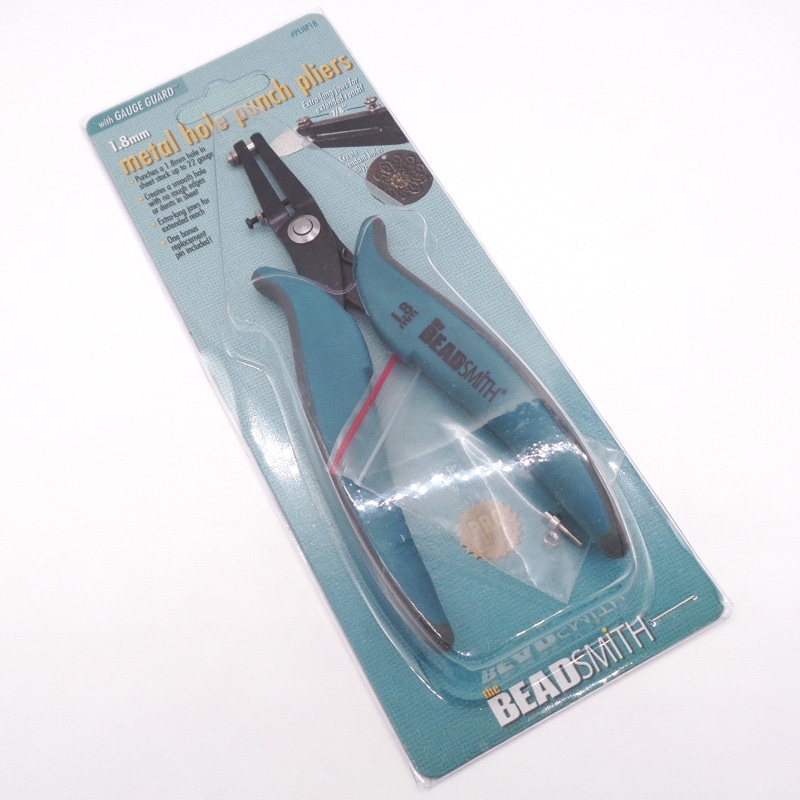 ロングタイプ メタル用穴開けプライヤー(1.8mm穴) PLHP18 1個(ご注文単位1個)【直送品】