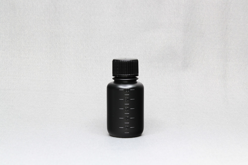 JK-ボトル細口 遮光(黒） 100mL 1本 (ご注文単位1本)【直送品】