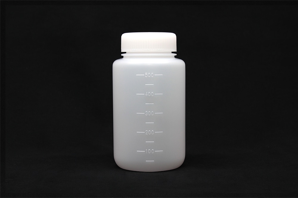 JK-ボトル広口 白 500mL （100本入) 1箱 (ご注文単位1箱)【直送品】