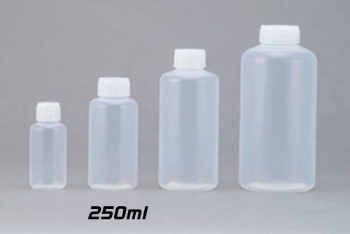 PFAボトル 細口 250mL 中栓なし 1本 (ご注文単位1本)【直送品】