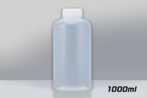 PFAボトル 細口 1L 中栓なし 1本 (ご注文単位1本)【直送品】