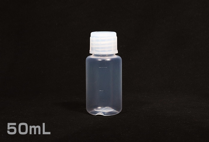 PFAボトル 細口 50mL　中栓なし 1本 (ご注文単位1本)【直送品】