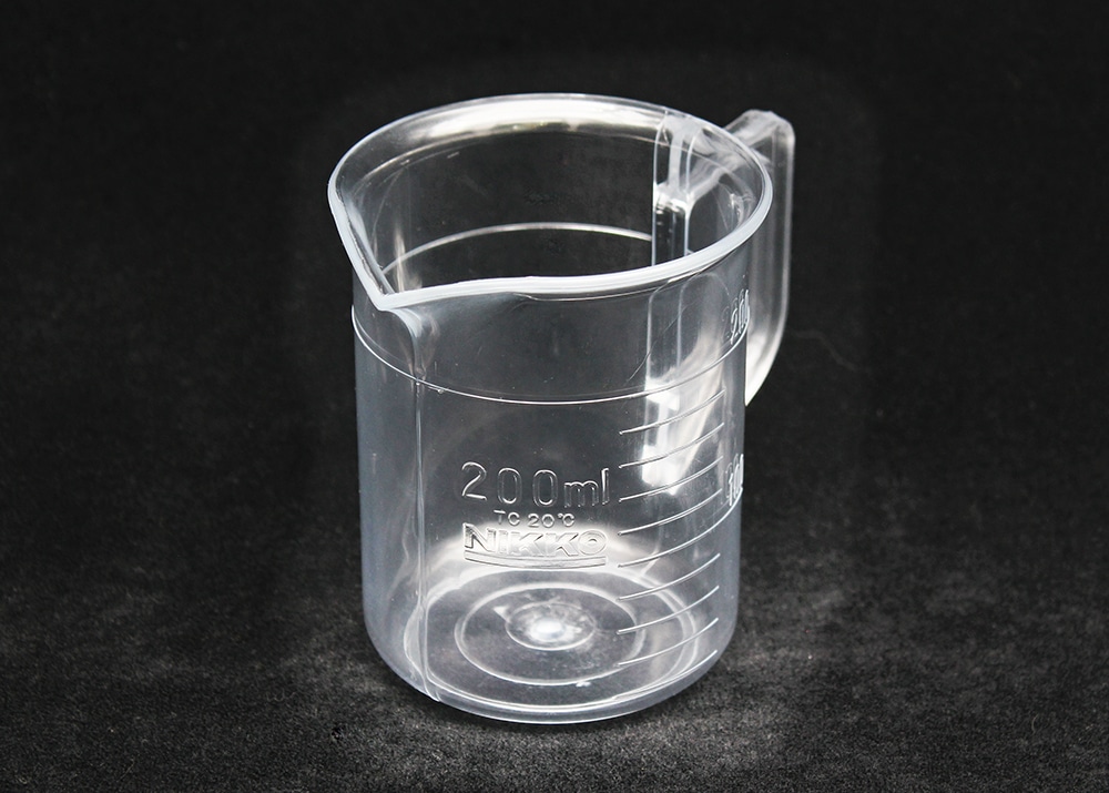 ニッコー・ハンセン TPXビーカー 200mL 手付 目盛付 1個 (ご注文単位1個)【直送品】