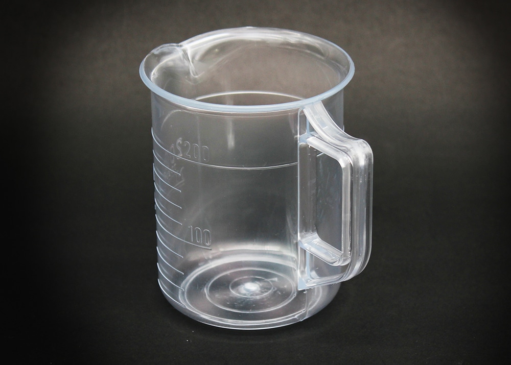 ニッコー・ハンセン TPXビーカー 200mL 手付 目盛付 1個 (ご注文単位1個)【直送品】