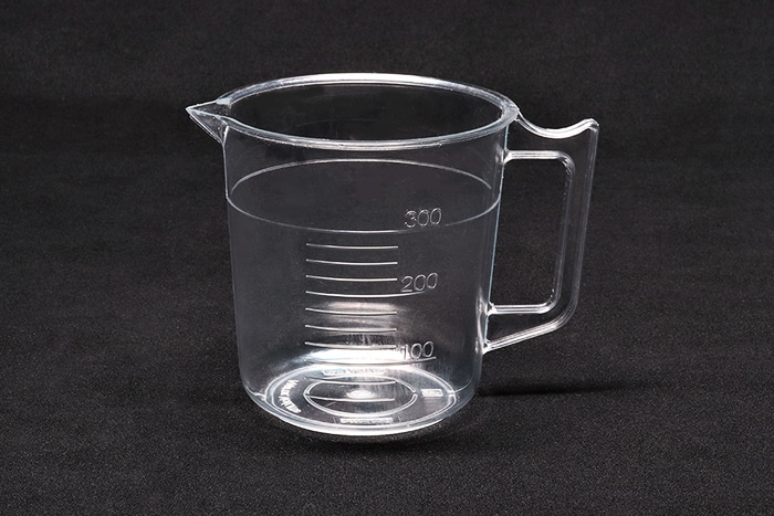 ニッコー・ハンセン TPXビーカー 300mL 手付 目盛付 1個 (ご注文単位1個)【直送品】