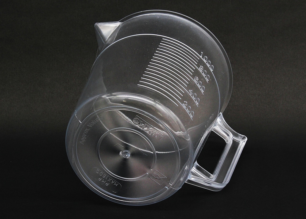 ニッコー・ハンセン TPXビーカー 1L 手付 目盛付 1個 (ご注文単位1個)【直送品】