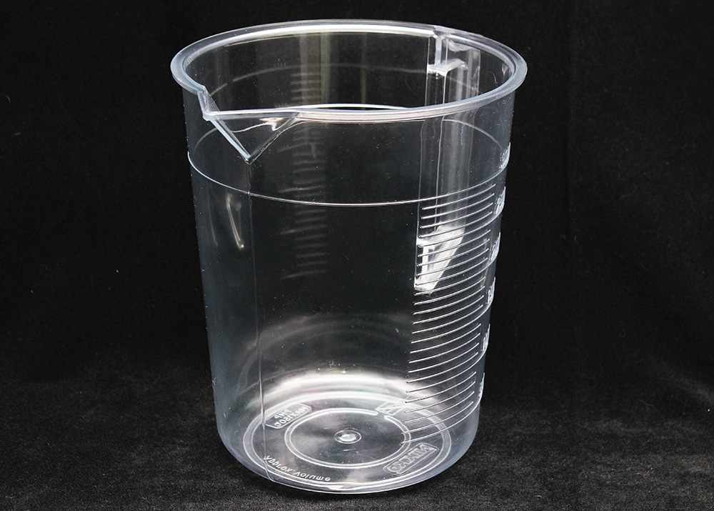 ニッコー・ハンセン TPXビーカー 3L 手付 目盛付 1個 (ご注文単位1個)【直送品】