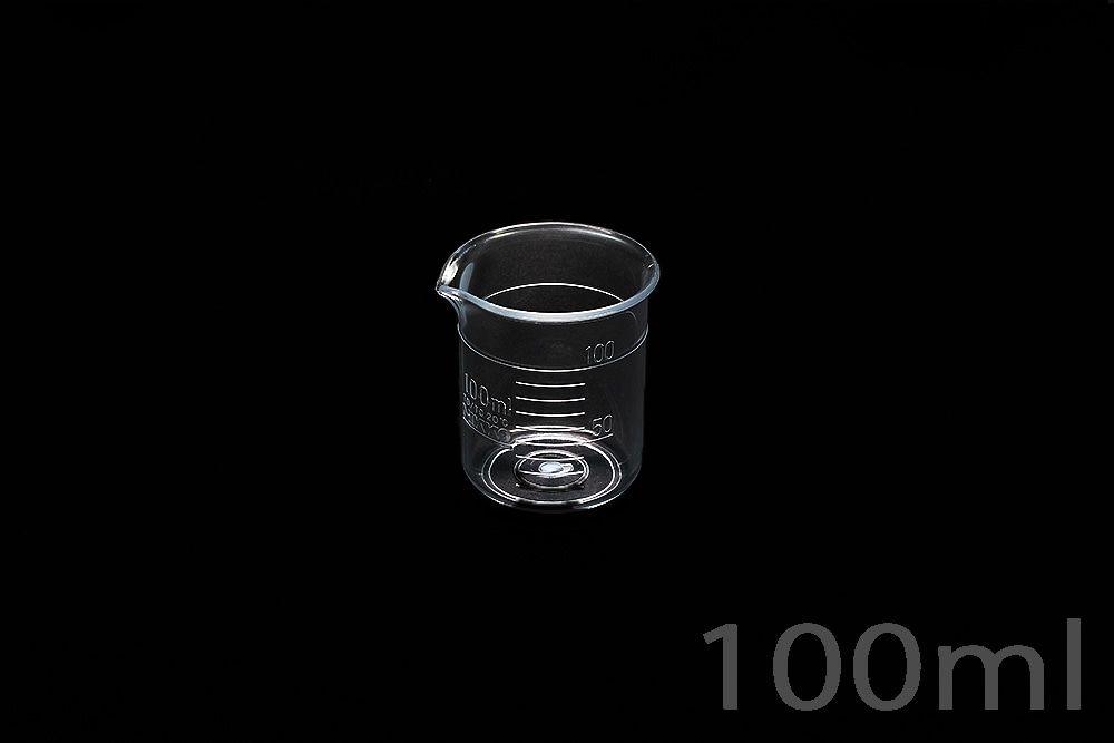ニッコー・ハンセン TPXビーカー 100mL 手なし 目盛付 1個 (ご注文単位1個)【直送品】
