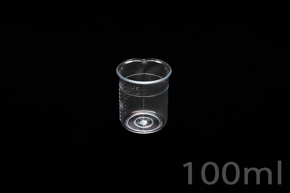 ニッコー・ハンセン TPXビーカー 100mL 手なし 目盛付 1個 (ご注文単位1個)【直送品】