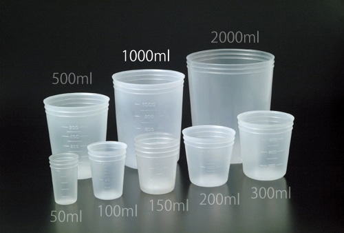 ニッコー・ハンセン ディスポビーカー 1L （PP製) (150個入) 1箱 (ご注文単位1箱)【直送品】