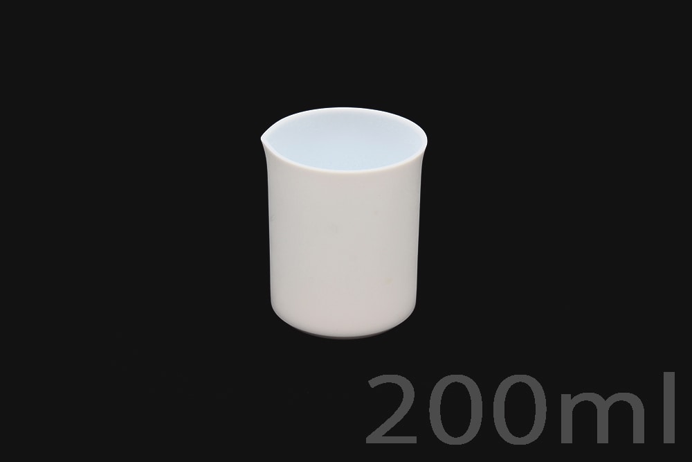 淀川ヒューテック PTFEビーカー 200mL 手なし 1個 (ご注文単位1個)【直送品】