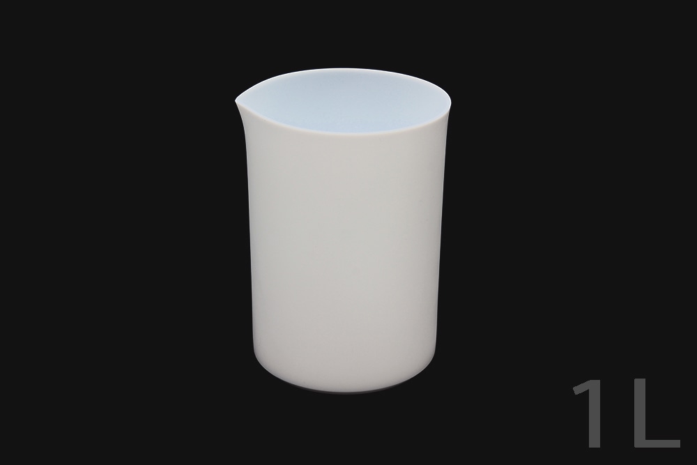 淀川ヒューテック PTFEビーカー 1L 手なし 1個 (ご注文単位1個)【直送品】