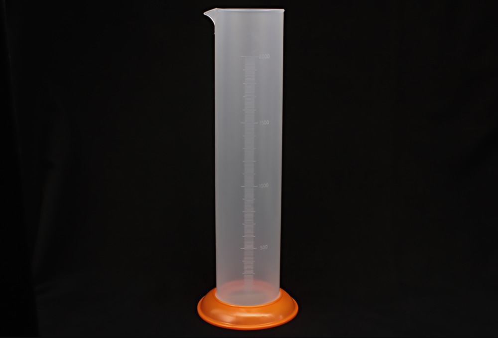 日本メデカルサイエンス PPメスシリンダー  2L 1本 (ご注文単位1本)【直送品】