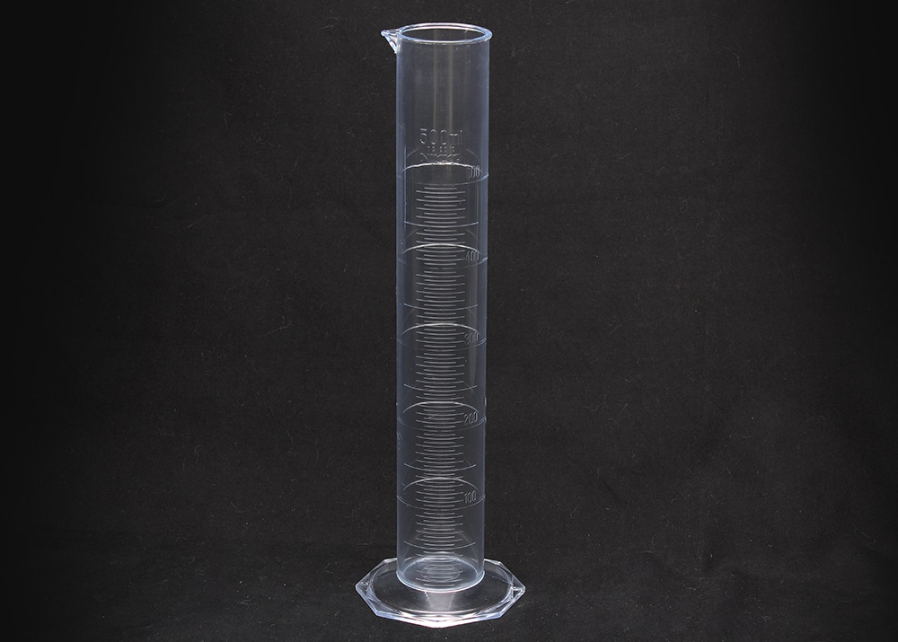 ニッコー・ハンセン TPXメスシリンダー 500mL 1本 (ご注文単位1本)【直送品】