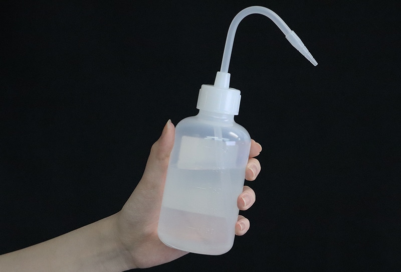 安元化成 NT洗浄瓶 250mL ラベル付 1本 (ご注文単位1本)【直送品】