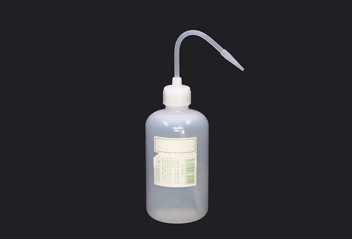 安元化成 NT洗浄瓶 500mL ラベル付 1本 (ご注文単位1本)【直送品】