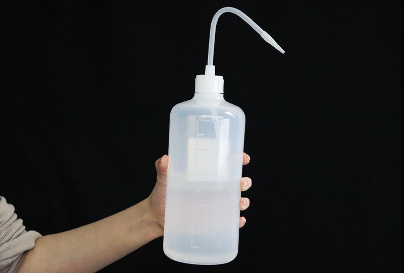 安元化成 NT洗浄瓶 1000mL ラベル付 1本 (ご注文単位1本)【直送品】