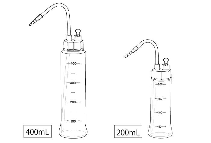 安元化成 NT洗浄瓶 B型スリム 200mL 1本 (ご注文単位1本)【直送品】