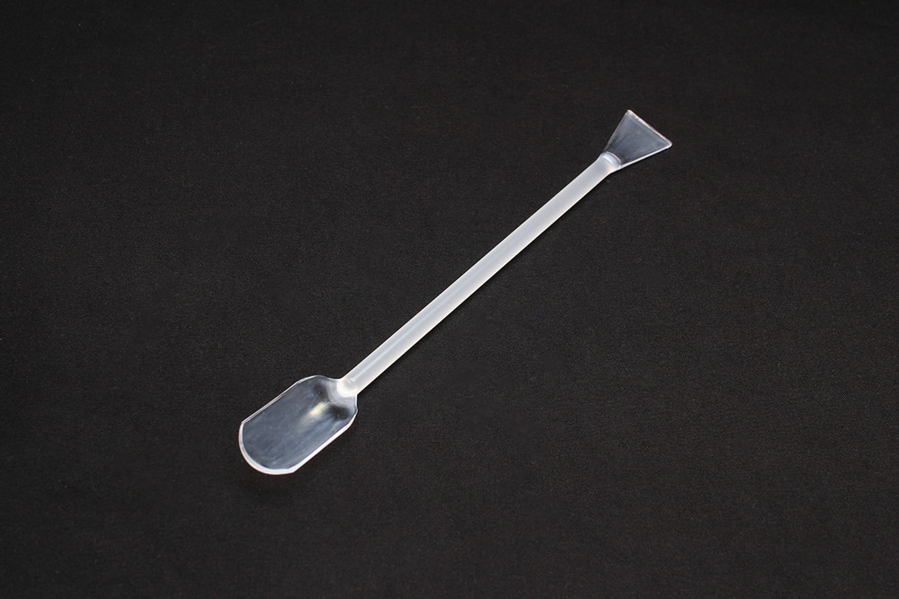 淀川ヒューテック PCTFEスパーテル（ヘラ付さじ） 全長210mm 1本 (ご注文単位1本)【直送品】