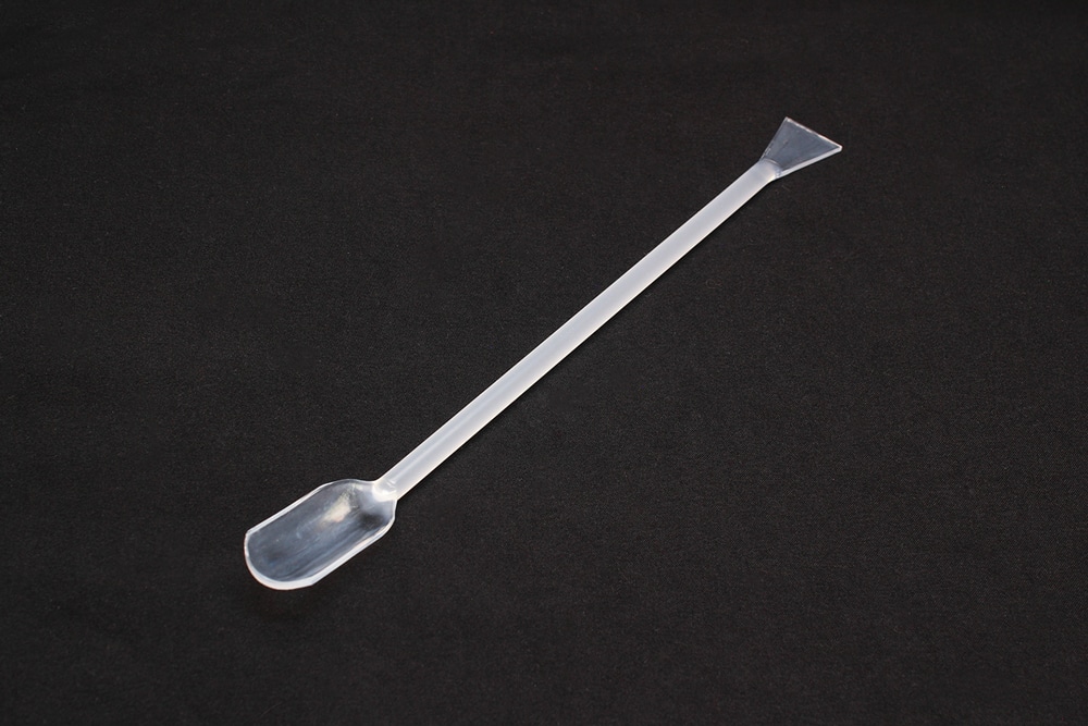 淀川ヒューテック PCTFEスパーテル（ヘラ付さじ） 全長240mm 1本 (ご注文単位1本)【直送品】