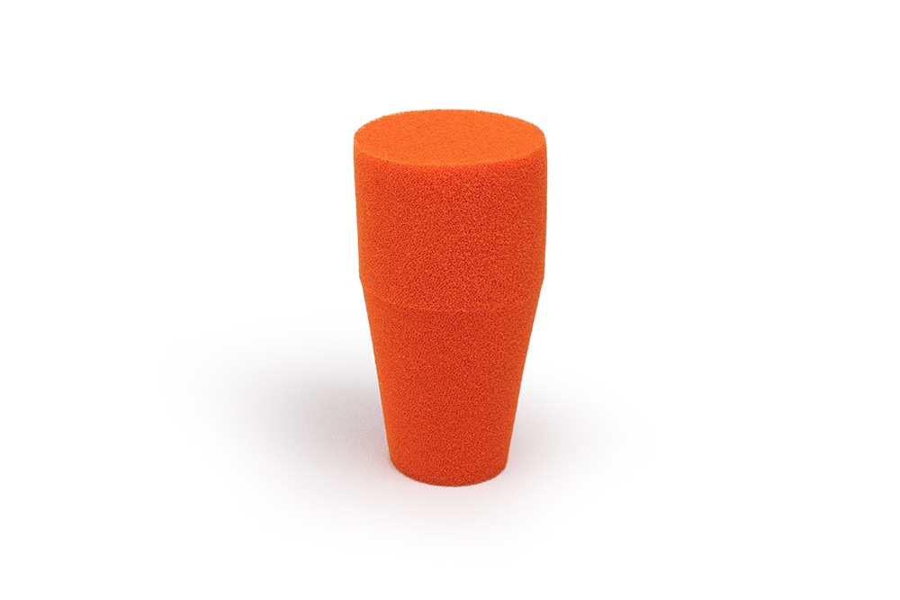 信越ファインテック バイオシリコ N-38 オレンジ 上径40×下径26×(L1)30×(L2)44 1個 (ご注文単位1個)【直送品】