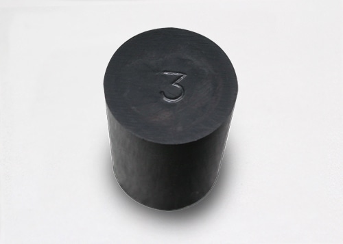 フッ素ゴム栓 No3 17mm×15mm×22.5Hmm 1個 (ご注文単位1個)【直送品】