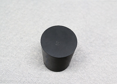 フッ素ゴム栓 No6 23mm×20mm×26.5Hmm 1個 (ご注文単位1個)【直送品】