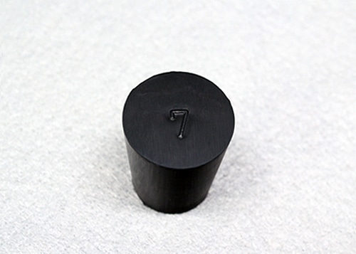 フッ素ゴム栓 No7 24.5mm×20mm×30.5Hmm 1個 (ご注文単位1個)【直送品】