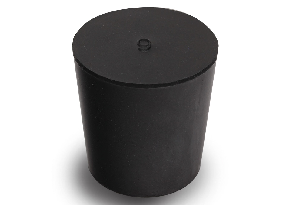 コクゴ 天然ゴム栓 黒 No9 30mm×25mm×30Hmm 1個 (ご注文単位1個)【直送品】