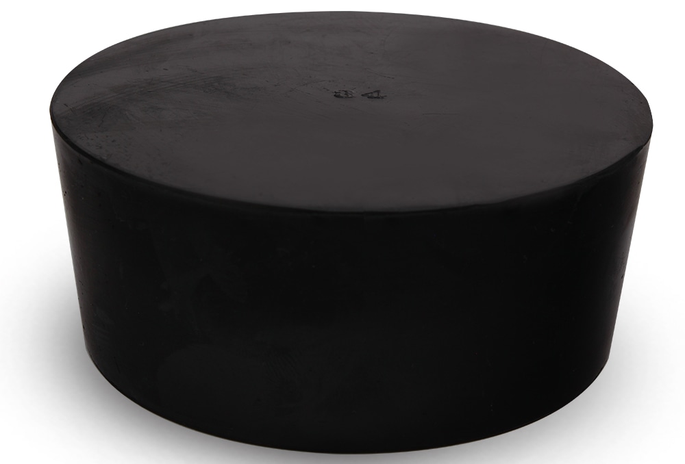 コクゴ 天然ゴム栓 黒 No34 104mm×96mm×45Hmm 1個 (ご注文単位1個)【直送品】