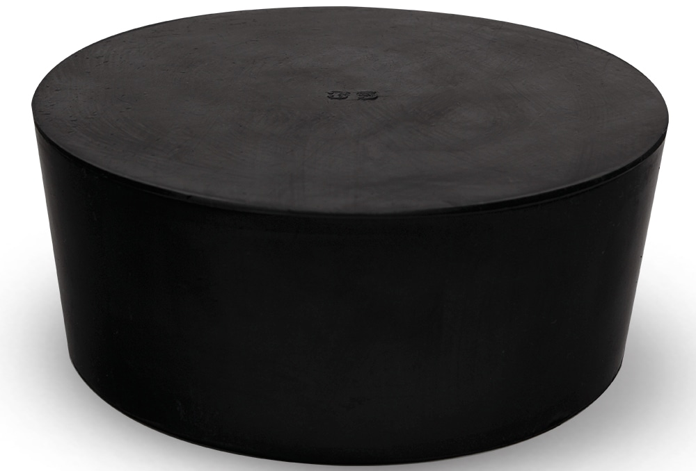 コクゴ 天然ゴム栓 黒 No35 106.5mm×99mm×45Hmm 1個 (ご注文単位1個)【直送品】