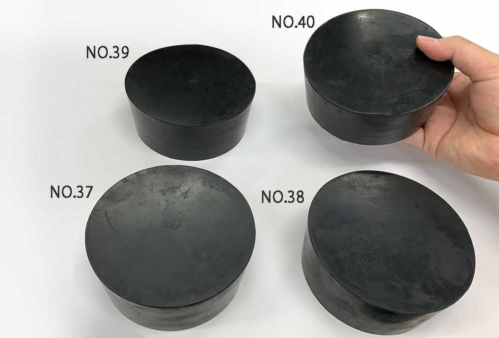 コクゴ 天然ゴム栓 黒 No37 114mm×105.5mm×50Hmm 1個 (ご注文単位1個)【直送品】