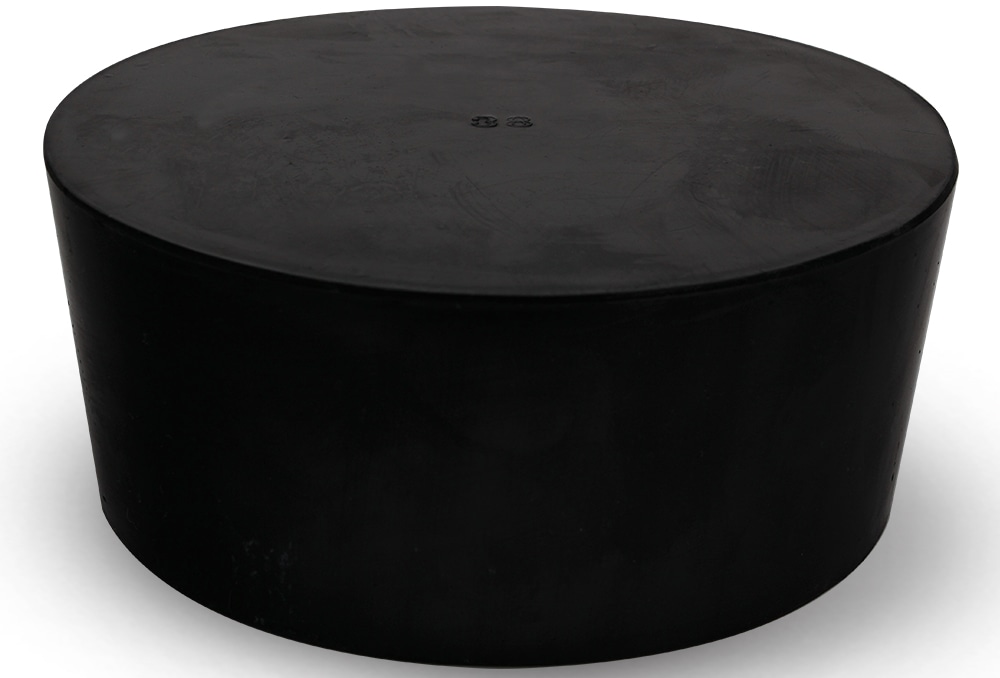 コクゴ 天然ゴム栓 黒 No38 117.5mm×108.5mm×50Hmm 1個 (ご注文単位1個)【直送品】