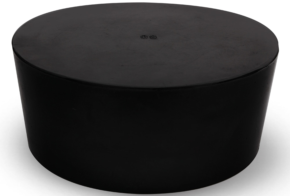 コクゴ 天然ゴム栓 黒 No39 120mm×111.5mm×50Hmm 1個 (ご注文単位1個)【直送品】