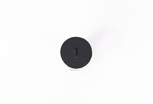 コクゴ 合成ゴム栓 No1 16mm×13mm×20Hmm 1個 (ご注文単位1個)【直送品】