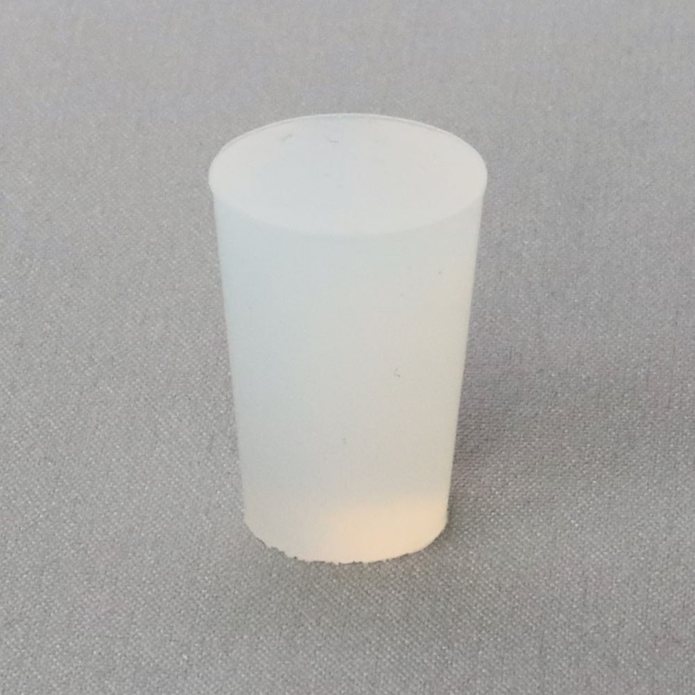コクゴ シリコンゴム栓 No02 11.5mm×8.5mm×17.5Hmm 1個 (ご注文単位1個)【直送品】