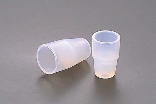 シリコーンW栓 W-18  （18mm試験管用：10ヶ入) 1個 (ご注文単位1個)【直送品】