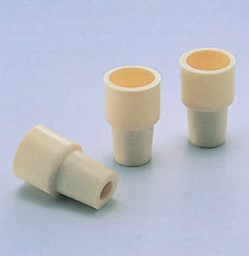 クリームW栓「合成ゴム」W-15 (15mm試験管用) 1個 (ご注文単位1個)【直送品】